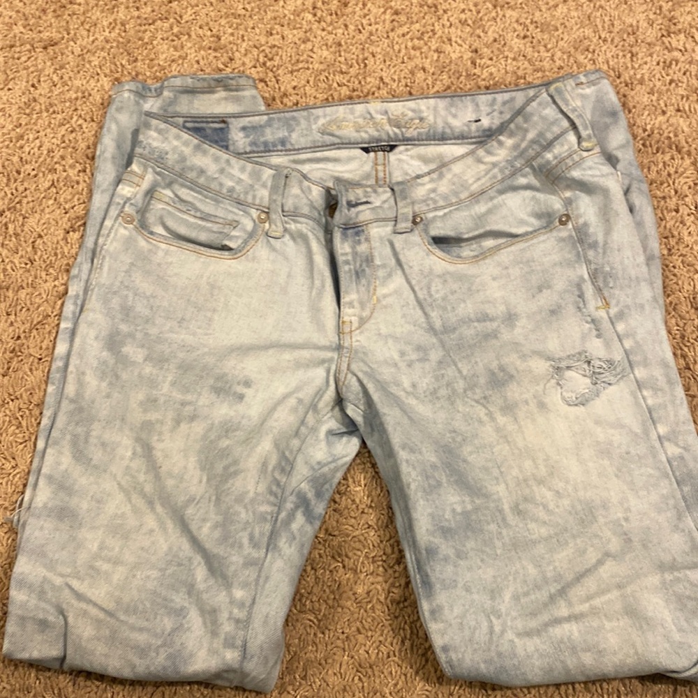 Acid washed jeans